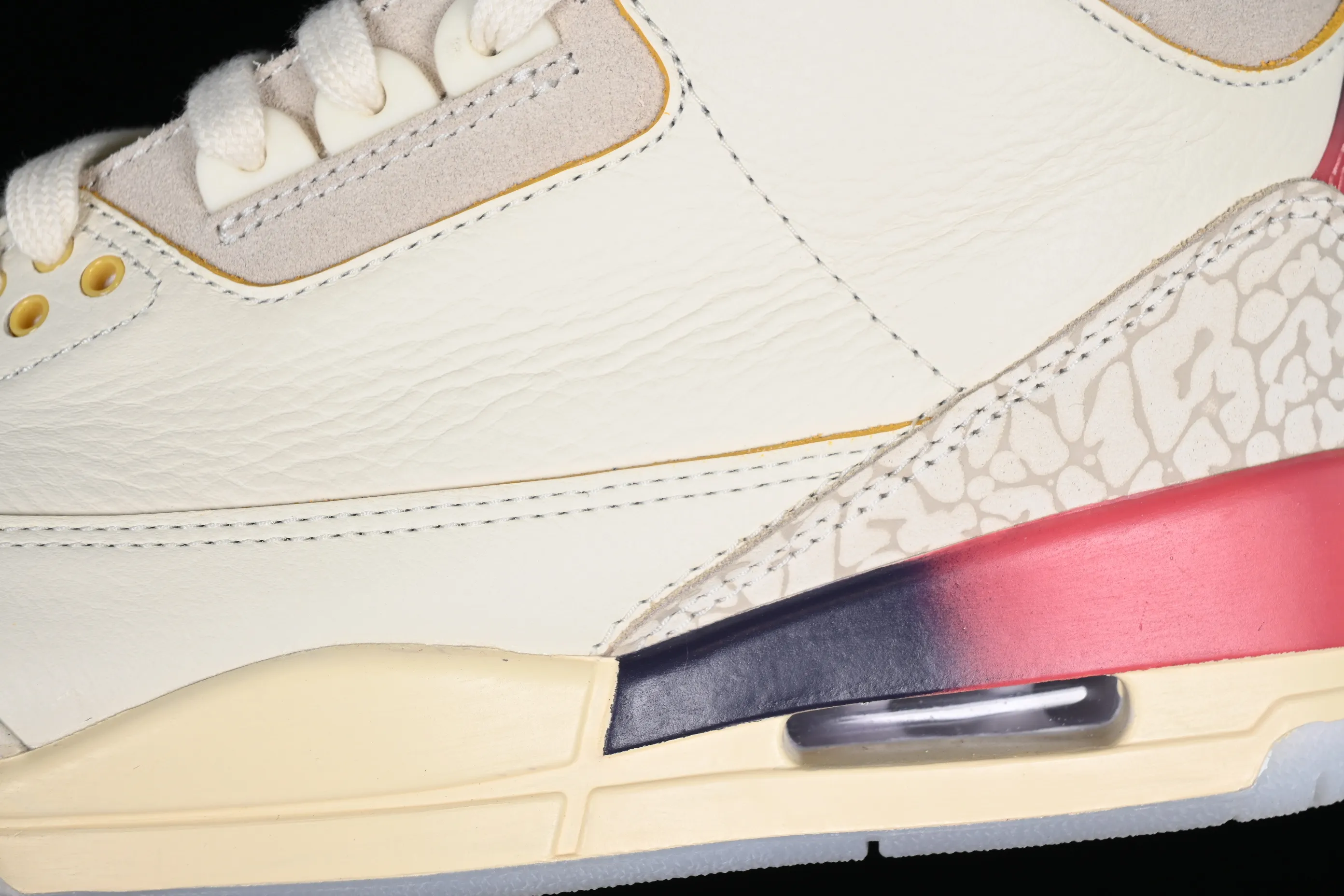 All categories Air Jordan Jordan series basketball shoes Air Jordan 3 foreign trade version J.Balvin x Air Jordan 3 Retro AJ3 Joe 3 rainbow gradient FN0344-901